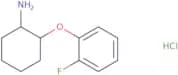 2-(2-Fluorophenoxy)cyclohexan-1-amine hydrochloride