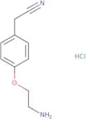 2-[4-(2-Aminoethoxy)phenyl]acetonitrile hydrochloride