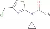 N-[4-(Chloromethyl)-1,3-thiazol-2-yl]-N-cyclopropylacetamide
