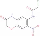 2-Chloro-N-(7-nitro-3-oxo-3,4-dihydro-2H-1,4-benzoxazin-6-yl)acetamide