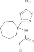 2-Chloro-N-[1-(5-methyl-1,2,4-oxadiazol-3-yl)cycloheptyl]acetamide