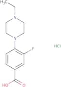 4-(4-Ethylpiperazin-1-yl)-3-fluorobenzoic acid hydrochloride