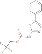 2,2,2-Trifluoroethyl N-(5-phenyl-1,3-thiazol-2-yl)carbamate