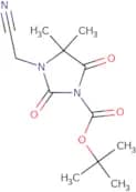 tert-Butyl 3-(cyanomethyl)-4,4-dimethyl-2,5-dioxoimidazolidine-1-carboxylate