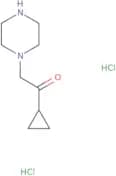 1-Cyclopropyl-2-(piperazin-1-yl)ethan-1-one dihydrochloride