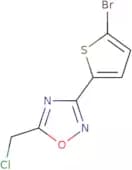 3-(5-Bromothiophen-2-yl)-5-(chloromethyl)-1,2,4-oxadiazole