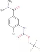 2,2,2-Trifluoroethyl N-[2-chloro-5-(dimethylcarbamoyl)phenyl]carbamate