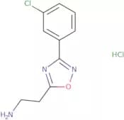 2-[3-(3-Chlorophenyl)-1,2,4-oxadiazol-5-yl]ethan-1-amine hydrochloride