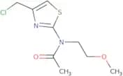 N-[4-(Chloromethyl)-1,3-thiazol-2-yl]-N-(2-methoxyethyl)acetamide