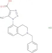 1-(2-Benzyl-1,2,3,4-tetrahydroisoquinolin-5-yl)-5-methyl-1H-1,2,3-triazole-4-carboxylic acid hydro…