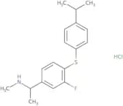 [1-(3-Fluoro-4-{[4-(propan-2-yl)phenyl]sulfanyl}phenyl)ethyl](methyl)amine hydrochloride