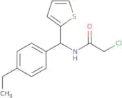 2-Chloro-N-[(4-ethylphenyl)(thiophen-2-yl)methyl]acetamide