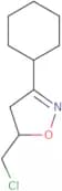 5-(Chloromethyl)-3-cyclohexyl-4,5-dihydro-1,2-oxazole
