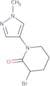 3-Bromo-1-(1-methyl-1H-pyrazol-4-yl)piperidin-2-one