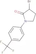 3-Bromo-1-[4-(trifluoromethyl)phenyl]pyrrolidin-2-one