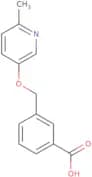 3-{[(6-Methylpyridin-3-yl)oxy]methyl}benzoic acid