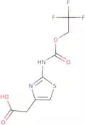 2-(2-{[(2,2,2-Trifluoroethoxy)carbonyl]amino}-1,3-thiazol-4-yl)acetic acid
