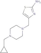 4-{[4-(Cyclopropylmethyl)piperazin-1-yl]methyl}-1,3-thiazol-2-amine