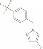 4-Bromo-1-{[4-(trifluoromethyl)phenyl]methyl}-1H-pyrazole