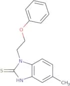 5-Methyl-1-(2-phenoxyethyl)-1H-1,3-benzodiazole-2-thiol
