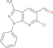 6-Chloro-3-methyl-1-phenyl-1H-pyrazolo[3,4-b]pyridine-5-carbaldehyde