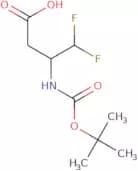 3-{[(tert-Butoxy)carbonyl]amino}-4,4-difluorobutanoic acid