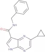 N-Benzyl-2-cyclopropyl-5H-pyrrolo[2,3-b]pyrazine-7-carboxamide