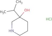 3-Isopropylpiperidin-3-ol hydrochloride