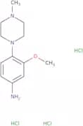 3-Methoxy-4-(4-methylpiperazin-1-yl)aniline trihydrochloride