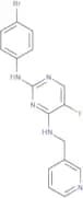 N2-(4-Bromophenyl)-5-fluoro-N4-(pyridin-3-ylmethyl)pyrimidine-2,4-diamine