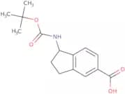 (R)-1-((tert-Butoxycarbonyl)amino)-2,3-dihydro-1H-indene-5-carboxylic acid