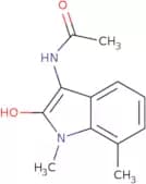 N-(2-Hydroxy-1,7-dimethyl-1H-indol-3-yl)acetamide