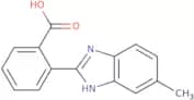 2-(6-Methyl-1H-1,3-benzodiazol-2-yl)benzoic acid