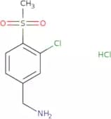 (3-Chloro-4-methanesulfonylphenyl)methanamine hydrochloride