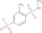 3-Methyl-4-(methylsulfamoyl)benzene-1-sulfonyl chloride