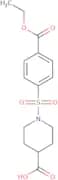 1-[4-(Ethoxycarbonyl)benzenesulfonyl]piperidine-4-carboxylic acid