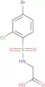 2-(4-Bromo-2-chlorobenzenesulfonamido)acetic acid