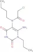 N-(6-Amino-2,4-dioxo-1-propyl-1,2,3,4-tetrahydropyrimidin-5-yl)-N-butyl-2-chloroacetamide