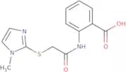 2-{2-[(1-Methyl-1H-imidazol-2-yl)sulfanyl]acetamido}benzoic acid