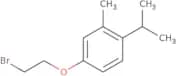 4-(2-Bromoethoxy)-2-methyl-1-(propan-2-yl)benzene