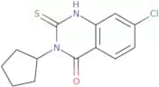 7-Chloro-3-cyclopentyl-2-sulfanyl-3,4-dihydroquinazolin-4-one