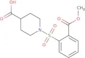 1-[2-(Methoxycarbonyl)benzenesulfonyl]piperidine-4-carboxylic acid