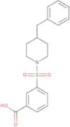 3-[(4-Benzylpiperidin-1-yl)sulfonyl]benzoic acid