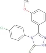 4-(4-Chlorophenyl)-5-(3-methoxyphenyl)-4H-1,2,4-triazole-3-thiol