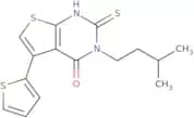 3-(3-Methylbutyl)-2-sulfanyl-5-(thiophen-2-yl)-3H,4H-thieno[2,3-d]pyrimidin-4-one