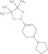 1-(4-(4,4,5,5-Tetramethyl-1,3,2-dioxaborolan-2-yl)cyclohex-3-en-1-yl)pyrrolidine