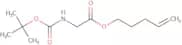 Pent-4-en-1-yl 2-{[(tert-butoxy)carbonyl]amino}acetate