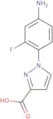 1-(4-Amino-2-fluorophenyl)-1H-pyrazole-3-carboxylic acid