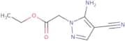 Ethyl 2-(4-cyano-5-imino-2,5-dihydro-1H-pyrazol-1-yl)acetate