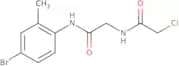 N-{[(4-Bromo-2-methylphenyl)carbamoyl]methyl}-2-chloroacetamide